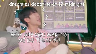 nct dream debating til midnight (6th anniversary celebration)