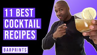 11 Best Cocktail Recipes for Beginners!