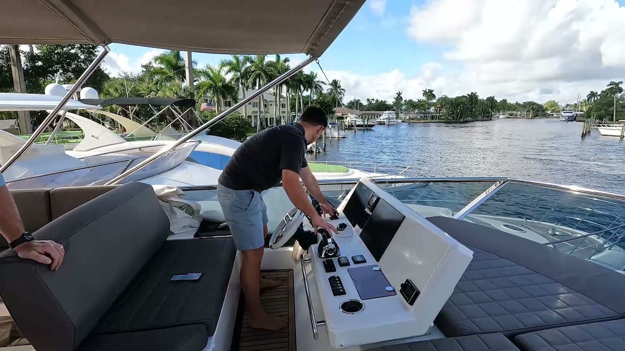 Prestige 630 Flybridge Sea Trial Highlights