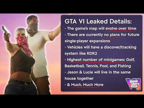 Видео: GTA VI NEW LEAKED DETAILS From Ex-Playstation Dev