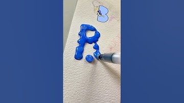 Alphabet Lore color Mixing. #art #satisfying #oddlysatisfying #diy