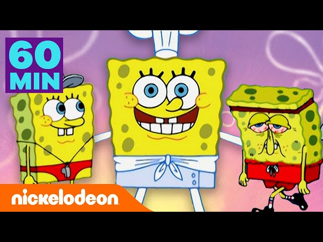 SpongeBob |  Yang Terbaik dari SpongeBob Musim 8 Dalam 1 Jam! Bagian 2 | Nickelodeon Bahasa class=