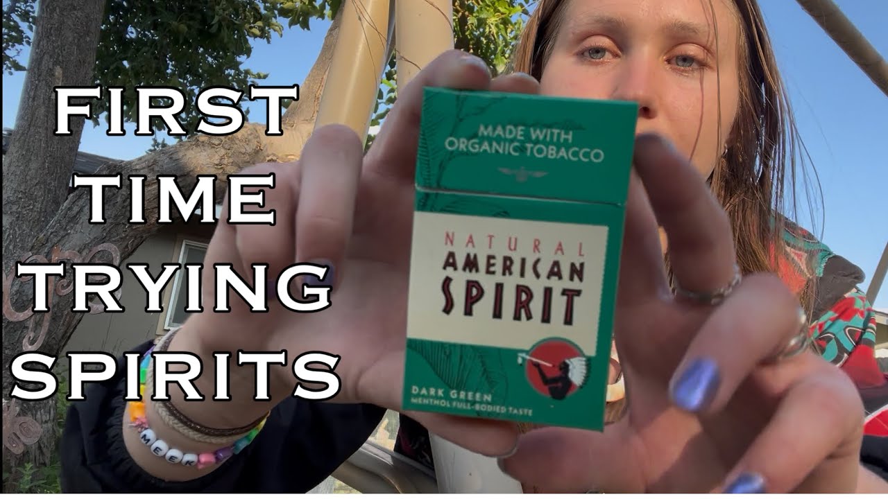 TRYING DARK GREEN AMERICAN SPIRITS FOR THE FIRST TIME