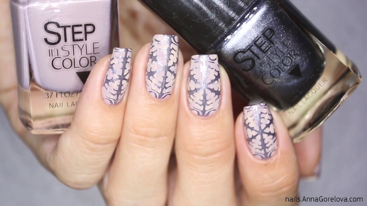 Vintage nail design / Винтажный дизайн ногтей