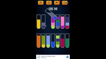 Water Sort Puzzle - Color Liquid Sorting Game Level 549 Solution