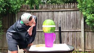 Watermelon Challenge ( Gone wrong!/ fail ) || Rob
