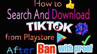 How To Search And Download TikTok After Ban In India