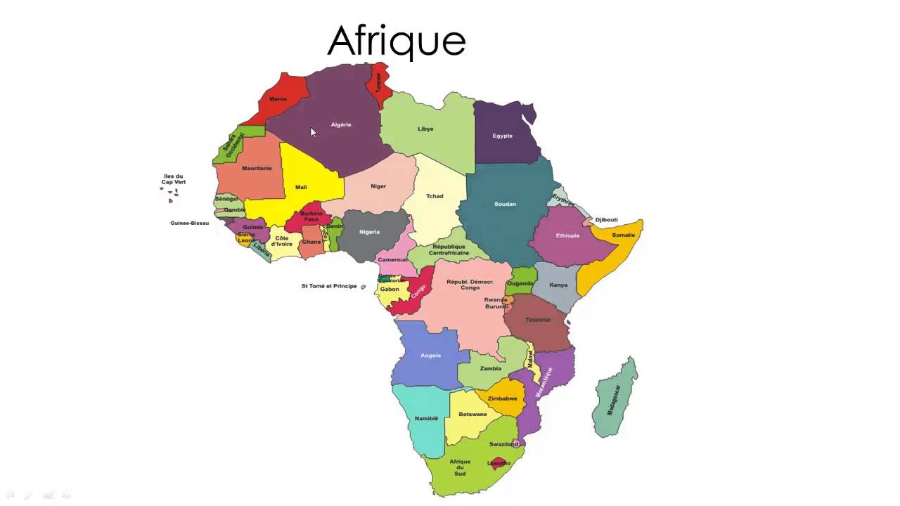continents du monde