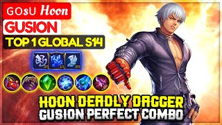 Hoon Deadly Dagger, Gusion Perfect Combo [ Top 1 Global Gusion S14 ] ɢᴏsᴜ Hoon - Mobile Legends