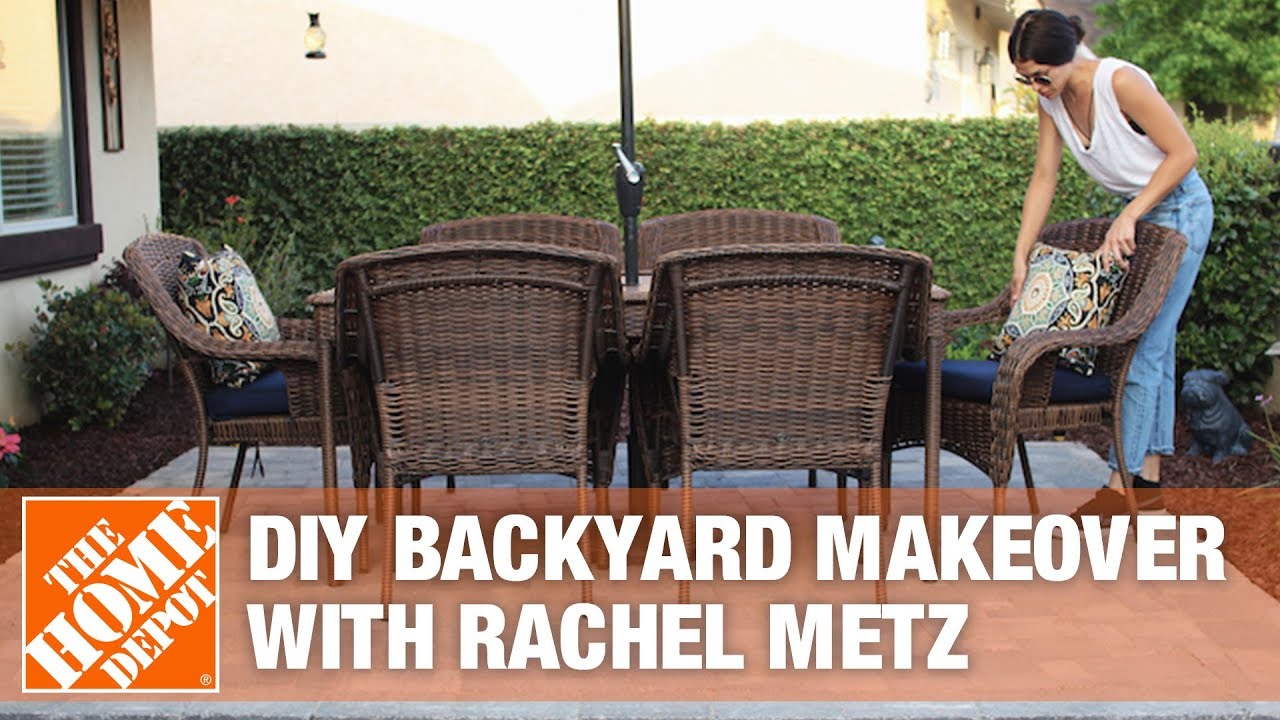 Backyard Makeover With Diy Outdoor Fireplace Installation By