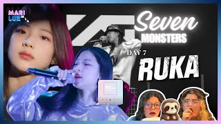 Seven Monsters || Day 7 RUKA 🦥 || Sisters react