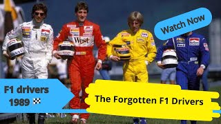 The Forgotten Formula 1 Drivers of 1989 🏁 season #40 - YouTube