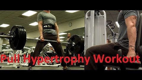 Rutina de ejercicios para espalda completa y bíceps - Hipertrofia