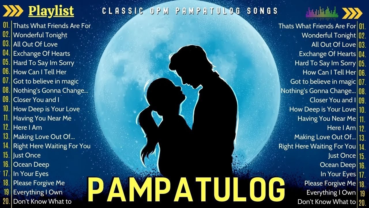 Pampatulog Love Song Medley 2025 🎧 Old Love Songs 70s 80s 90s Playlist for Stress Relief & Serenity