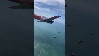 Voo Em Formação T-27 Da Fab Em Santos-Sp