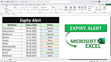 How to Set an Expiry Date Reminder or Highlights in Excel | Excel Tutorial (Hindi)