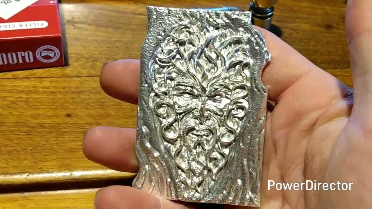 999 fine silver art and a Shroomday0117Mushroom Mint channel round