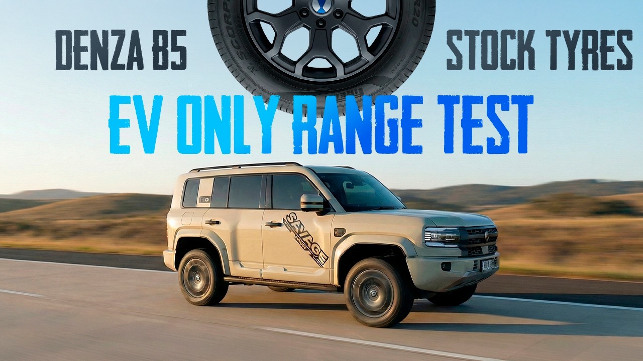 Тест запаса хода Denza B5 EV (только электромобиль) – сравнение стандартных и внедорожных шин: ит...