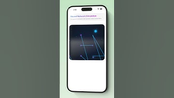 SwiftUI Neural Network Simulation 🔥