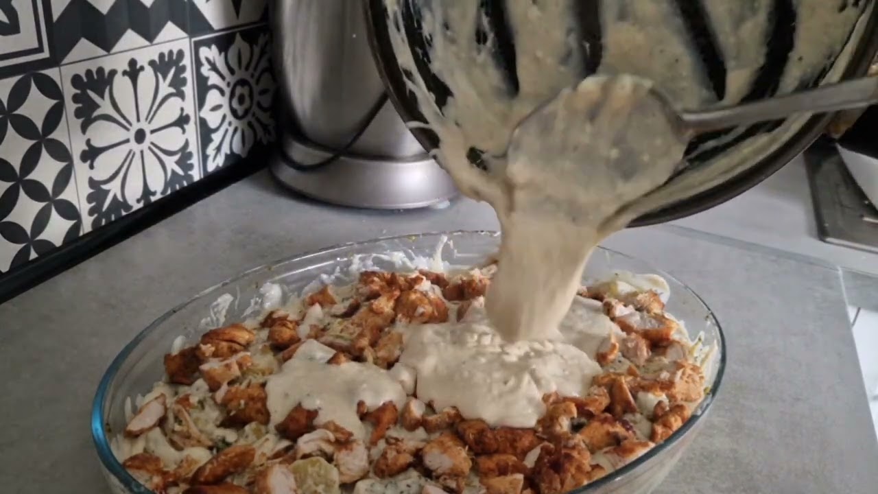 غراتا بروكلي و بطاطا بالبيشاميل طبق سهل وسريع gratin brócoli et patates facile, rapide et bon