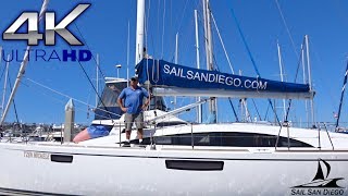 San Diego Sailing Yacht Tour in 4K (UHD) - SailSanDiego.com