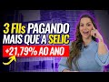 TOP 3 Melhores FUNDOS IMOBILIARIOS para 2022 | 3 FIIS PAGANDO MAIS DE 1% AO MÊS