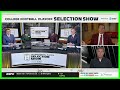 2024 College Football Playoff Rankings Selection Show — 12/8/24