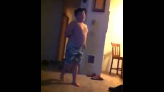 My Little Brother Sleep Walking