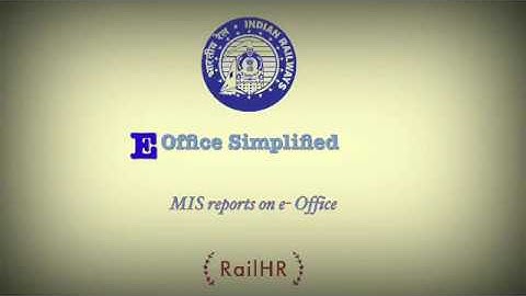 MIS Reports on eOffice