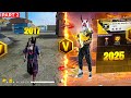 Free Fire 🔥 Players 2017 Vs 2025 |Searching 2017 Old Uid In 2025 |Season 1 Old Players 
