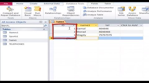 How to Reset the Number of AutoNumber field on Table in access database