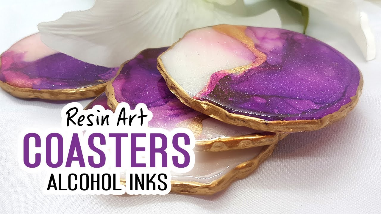 160] ALCOHOL INK Shimmer in RESIN : The Surprising PEARL Ink Effect (with  NO White Blobs!) 