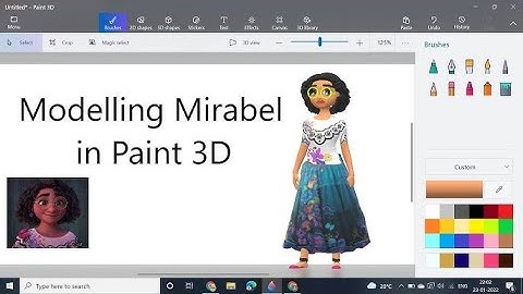 What is 3D paint in a computer? and Is Paint 3D free?