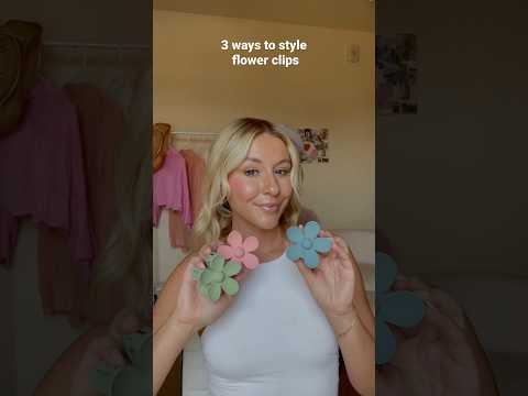 Flower clips are