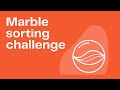 Marble sorting challenge