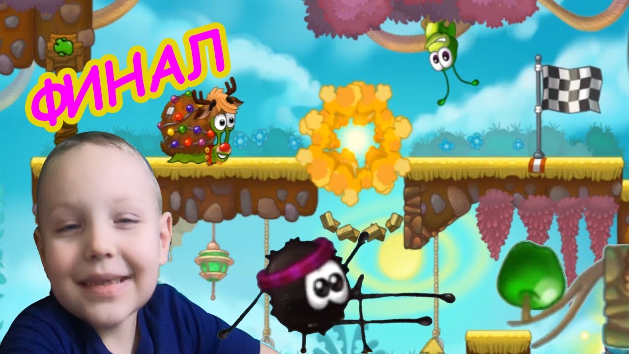 Последние уровни и уровни на время в Snail BOB 3