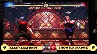 SFV; ALAN "GALFORD" (ZEKU) VS JHON "LA MADRE" (M. BISON) (TORNEO COLISSEUM SATURDAY FIGHTS)