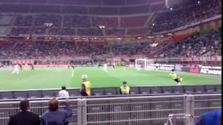 Fly-Footage Mohamed Salah Scored For As Roma At San Siro Against Ac Milan