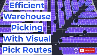 Efficient Picking in the Warehouse Using a Visual 3D Warehouse Layout