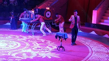 Hana cùng bố mẹ đi xem xiếc tại Rạp Xiếc Trung ƯƠng Hà Nội