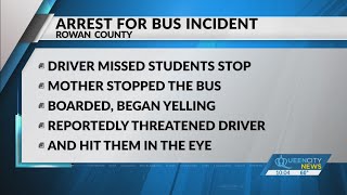 Rowan County mother accused of threatening to kill school bus driver, striking her in the eye