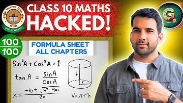 10th Maths Formula Sheet | Class 10 maths all chapter formula and concept || #class10 #class10maths