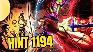 HINT ONE PIECE 1194 !! HAKI RAJA ZORO !! MIHAWK MUNCUL  !?