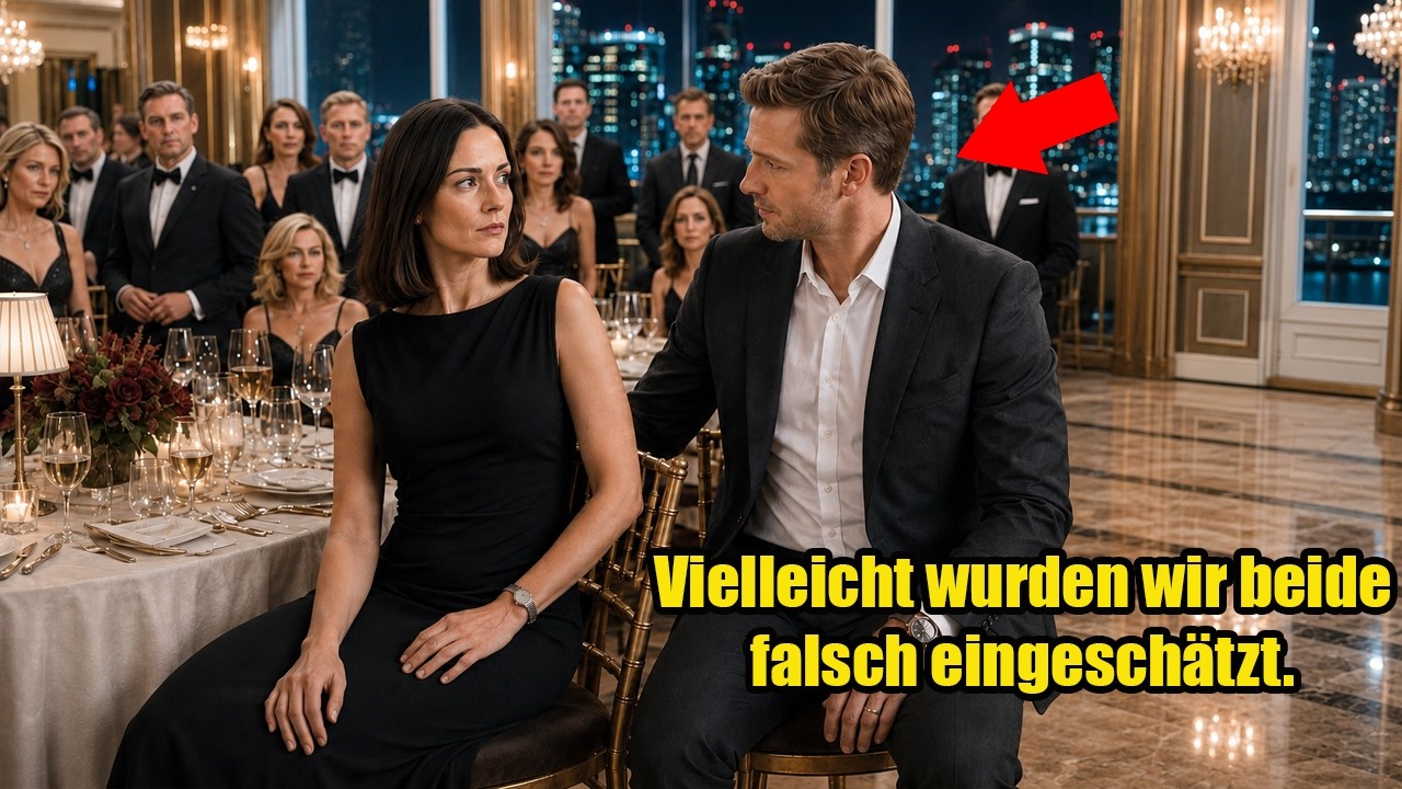 Ich stand auf einer Gala voller Milliardäre, als die Moderatorin meinen Namen für ein Kennenlernspiel zog. Dann zog sie den zweiten: den Mann, über den alle lachten. „Dreißig Sekunden, dann steht...