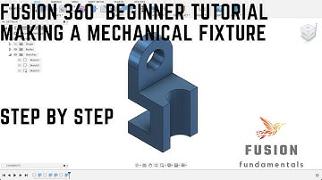Fusion 360 beginner tutorial: Making a mechanical fixture