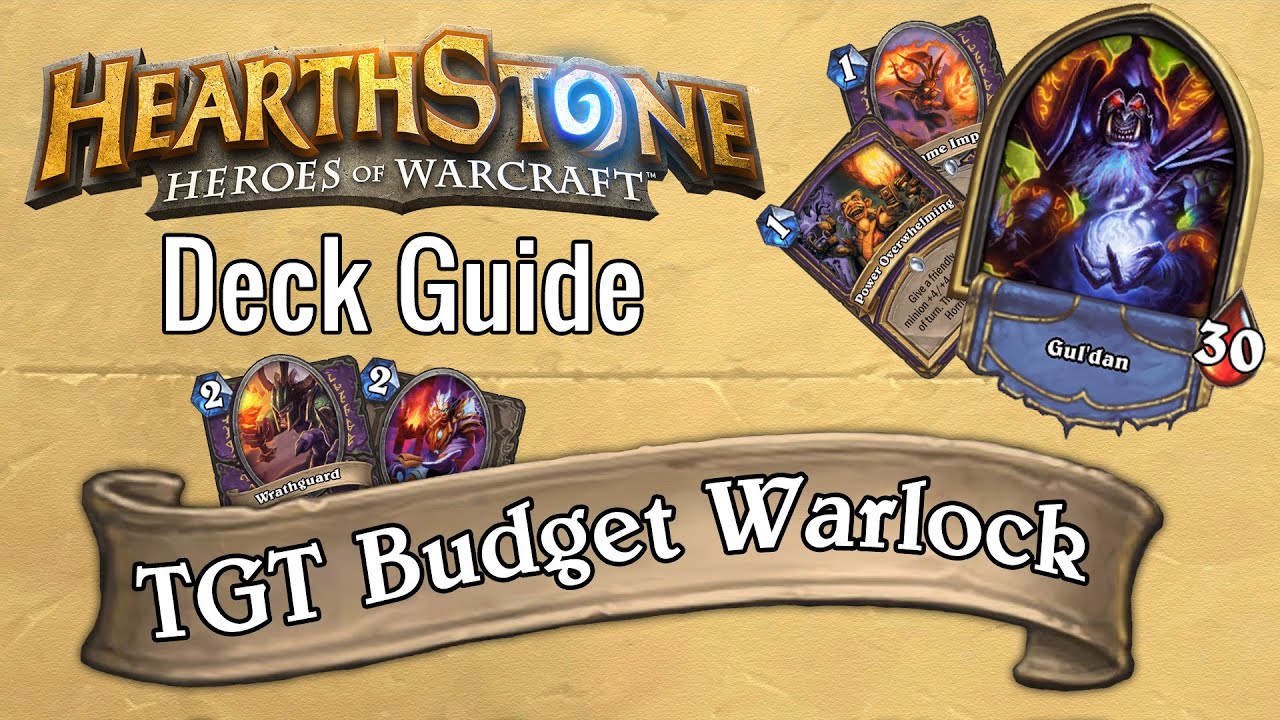 TGT Budget Aggro Warlock [Wild] Deck Guide Hearthstone YouTube