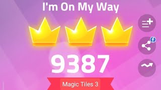 Magic Tiles 3 - I'm On My Way (Highscore 9387) Hard Song screenshot 3
