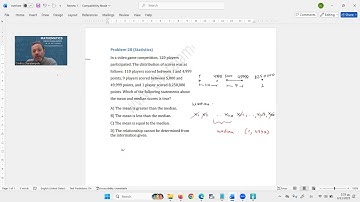 SAT prep 360  s2e28 Statistics