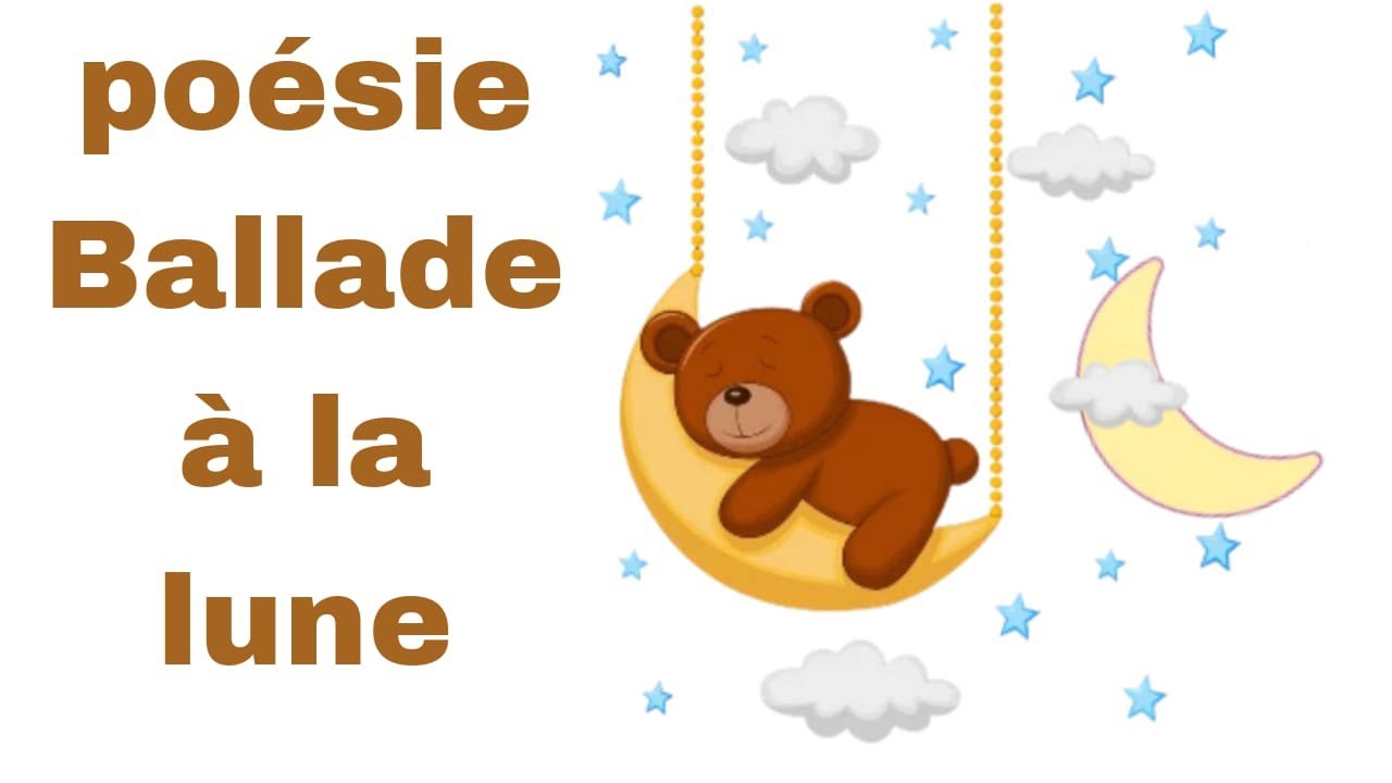 poésie pour ballade a la lune 🌒🌙 Cp CE1 #poésie - YouTube