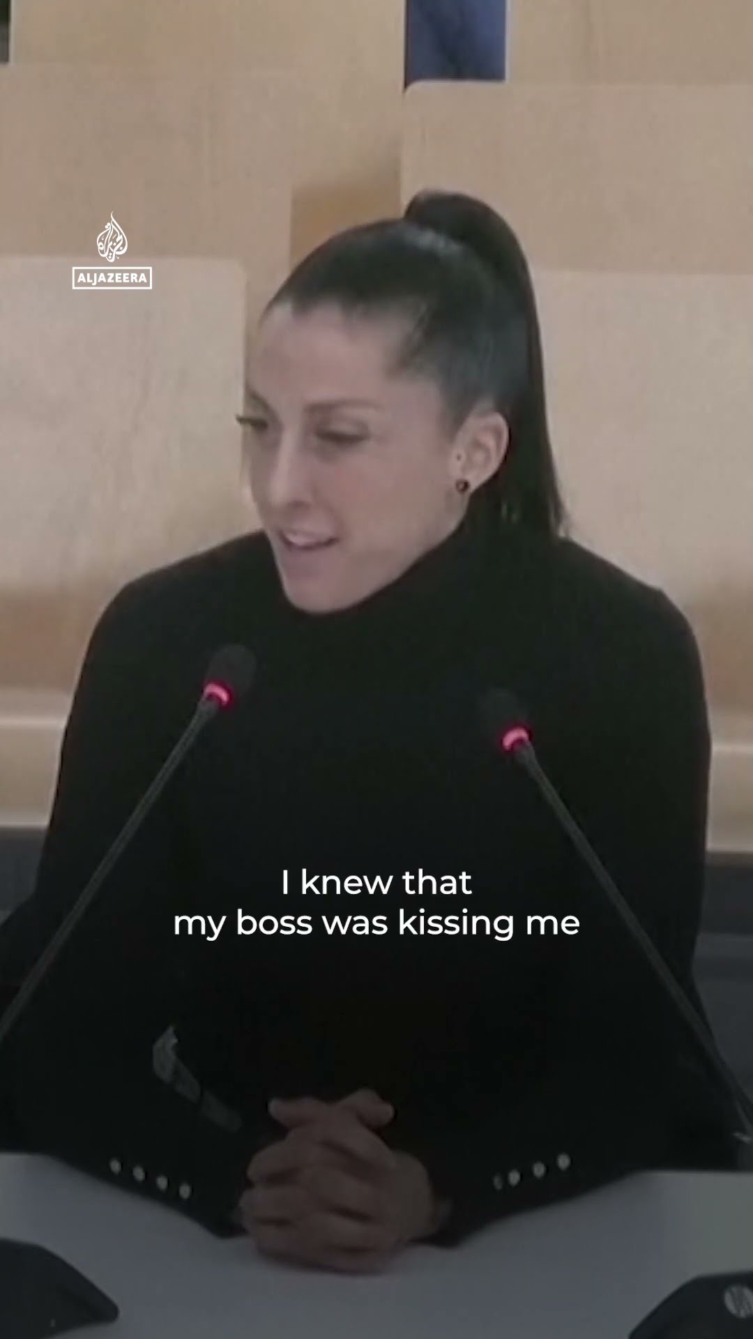 Spain footballer Hermoso tells court Rubiales kiss ruined ‘happiest day’ | AJ #shorts